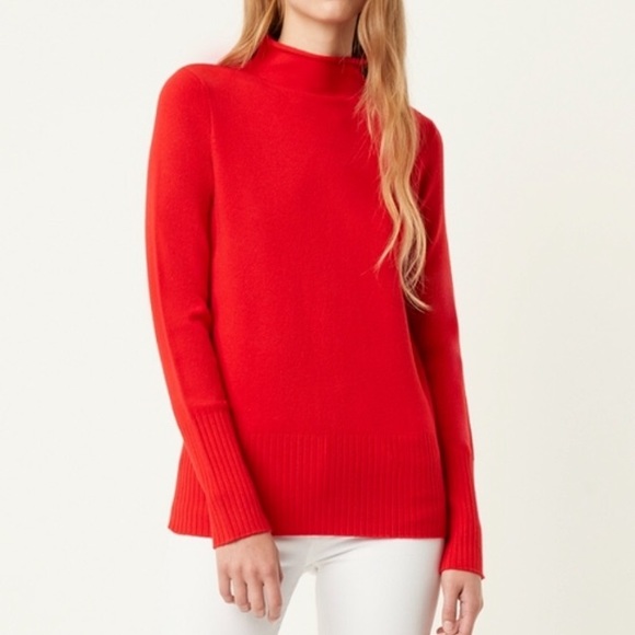 French Connection Sweaters - French Connection Red Roll Neck Sweater